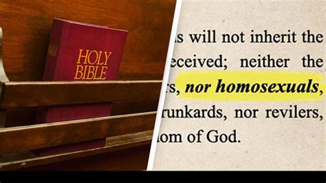 bible on homosexual